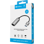 Sandberg HDMI Capture Link to USB-A