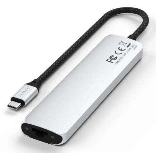 Satechi ST-P7SS interface hub USB Type-C 10000 Mbit/s Silver