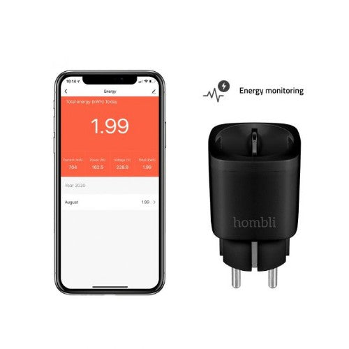 Hombli HBPP-0205 smart plug 3680 W Home Black