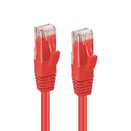Microconnect UTP510R networking cable Red 10 m Cat5e U/UTP (UTP) Round