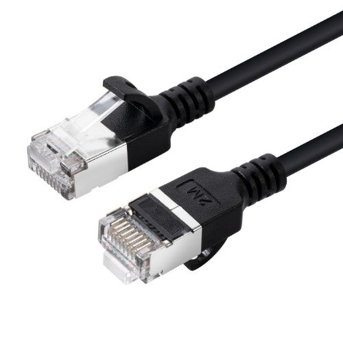 Microconnect V-FTP6A0015S-SLIM networking cable Black 0.15 m Cat6a U/FTP (STP)