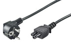 Microconnect PE010830 power cable Black 3 m Power plug type E+F C5 coupler