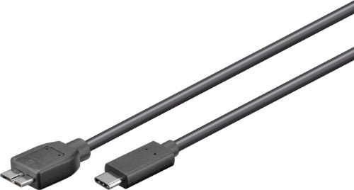 Microconnect USB3.1CAMIB3.01 USB cable USB 3.2 Gen 1 (3.1 Gen 1) 1 m USB C Micro-USB B Black