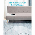 Anker 322 USB cable 0.9 m USB C Black