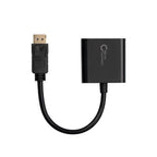 Microconnect DPVGA15CM video cable adapter 0.15 m DisplayPort VGA (D-Sub) Black