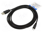 LogiLink CU0059 USB cable USB 2.0 3 m USB A Micro-USB B 0.48 Gbit/s Black
