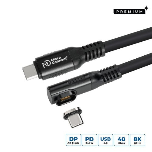 Microconnect MC-LS-USB4CC0.5-A USB cable USB4 Gen 3x2 0.5 m USB C 240 W Black