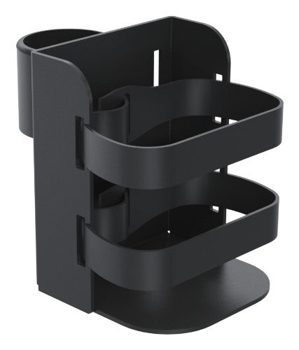 Ergonomic Solutions SpacePole POS Hand sanitiser bottle holder, SP1 pole mount.