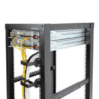StarTech.com 1.5U Multi-Directional Vertical 2.4 x 3.9in (6 x 10cm) Server Rack Cable Management D-Ring Hook; Network Rack-Mount Cord Organizer; Cable Manager for 19" and 10" Cabinets