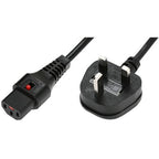 Microconnect MC-UKC135B power cable Black 5 m Power plug type G C13 coupler