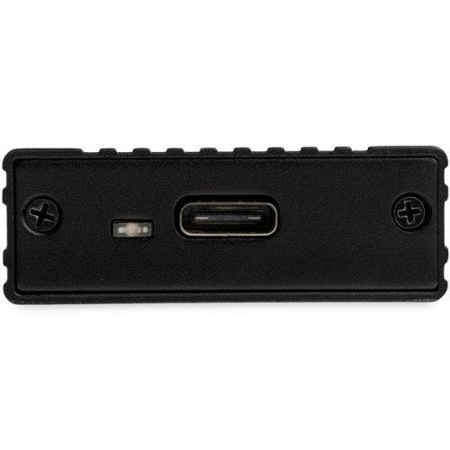 StarTech.com USB-C 10Gbps to M.2 NVMe SSD Enclosure - Portable External M.2 NGFF PCIe Aluminum Case - 1GB/s Read/Write - Supports 2230, 2242, 2260, 2280 - TB3 Compatible - Mac & PC - TAA