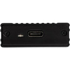StarTech.com USB-C 10Gbps to M.2 NVMe SSD Enclosure - Portable External M.2 NGFF PCIe Aluminum Case - 1GB/s Read/Write - Supports 2230, 2242, 2260, 2280 - TB3 Compatible - Mac & PC - TAA