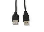 Microconnect USBAAF03B USB cable USB 2.0 0.3 m USB A Black