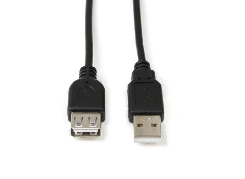 Microconnect USBAAF01B USB cable USB 2.0 0.1 m USB A Black