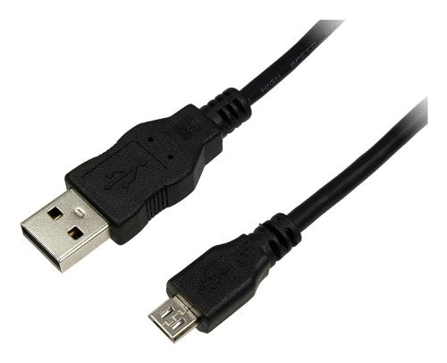 LogiLink CU0059 USB cable USB 2.0 3 m USB A Micro-USB B 0.48 Gbit/s Black