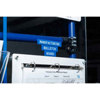 Brady M21-375-595-BL printer label Blue Self-adhesive printer label