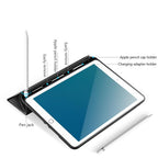 eSTUFF SEATTLE Pencil Case for iPad 10.2 - Black PU leather
