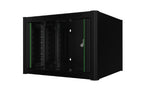 Lanview RWM07U56BL rack cabinet 7U Wall mounted rack Black