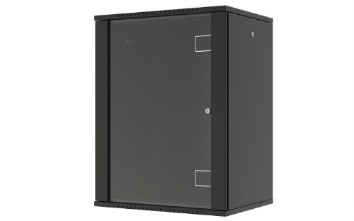 Lanview RWF16U45BL rack cabinet 16U Wall mounted rack Black