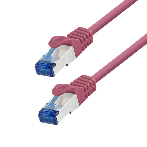 LogiLink Cat6a S/FTP, 2m networking cable Pink S/FTP (S-STP)