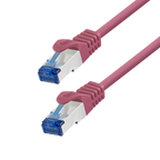 LogiLink Cat6a S/FTP, 2m networking cable Pink S/FTP (S-STP)