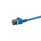 LogiLink CQ9026S networking cable Blue 0.5 m Cat6a U/FTP (STP)