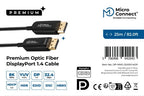 Microconnect DP-MMG-2500V1.4OP DisplayPort cable 25 m Black