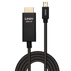 Lindy 2m Active Mini DisplayPort to HDMI Cable with HDR