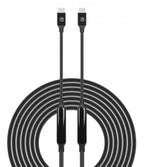 Manhattan USB-C to USB-C Cable, 5m, Active, Male to Male, Black, 10 Gbps (USB 3.2 Gen2 aka USB 3.1), 3A (fast charging), SuperSpeed+ USB, Lifetime Warranty
