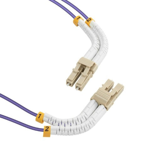 Lanview LVO2318005-FLEX InfiniBand/fibre optic cable 0.5 m LC Purple
