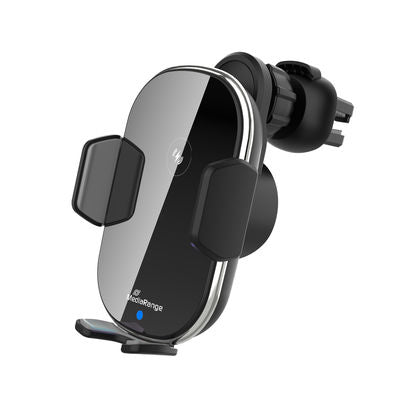MediaRange MRMA117 mobile device charger Smartphone Black Wireless charging Fast charging Auto