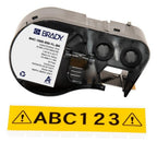 Brady M4C-1000-595-YL-BK printer label Black, Yellow Self-adhesive printer label