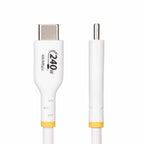 StarTech.com 6.6ft (2m) USB-C Charging Cable, Charge & Sync, 240W (5A) PD EPR, USB 2.0 Laptop Charger Cable, USB-IF Certified, TPE Jacket - White USB C Charging Cord