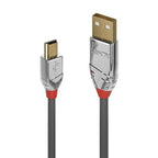Lindy 2m USB 2.0 Type A to Mini-B Cable, Cromo Line