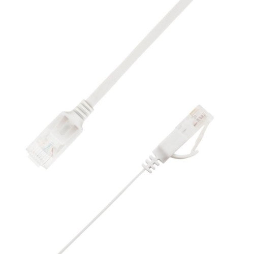 LinkIT UTP-FL6A-00350-WH networking cable White 3.5 m Cat6a U/UTP (UTP)