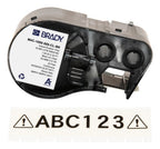Brady M4C-1000-595-CL-BK printer label Black, Translucent Self-adhesive printer label
