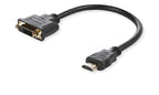 Microconnect HDMDVI15CM video cable adapter 0.15 m HDMI Type A (Standard) DVI-D Black