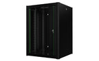 Lanview RWP16U56BL rack cabinet 16U Wall mounted rack Black