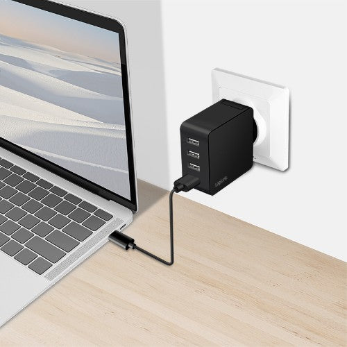 LogiLink PA0336 mobile device charger Universal Black AC Fast charging Indoor