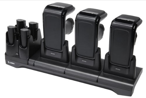 Zebra CRD3S4T-RFD49-UNIV-CHG-1R mobile device charger RFID reader Black AC Indoor