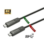 Vivolink PROUSBCMM15OP USB cable USB 3.2 Gen 2x2 15 m USB C 40 W Black