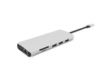 eSTUFF ES623009 interface hub Grey