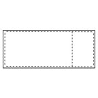 Capture SHIPLABEL105X251-C76R printer label White