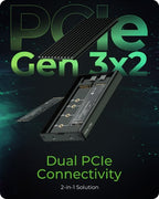 ICY BOX IB-2817M-C32 SSD enclosure Black M.2