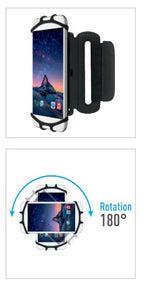 Mobilis ARM BAND 4-6IN . mobile phone case 15.2 cm (6") Armband case Black