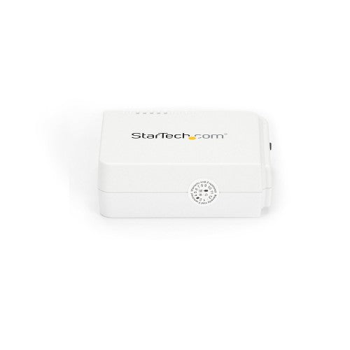 StarTech.com 1 Port USB Wireless N Network Print Server with 10/100 Mbps Ethernet Port - 802.11 b/g/n - TAA
