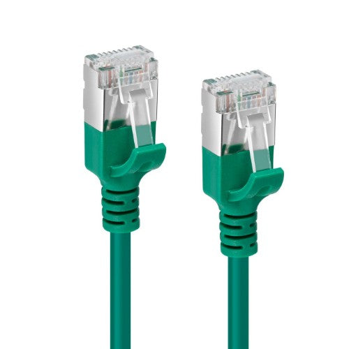 Microconnect V-FTP6A0015G-SLIM networking cable Green 0.15 m Cat6a U/FTP (STP)