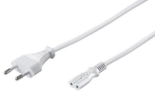 Microconnect PE0307100W power cable White 10 m Power plug type C C7 coupler