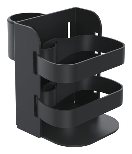 Ergonomic Solutions SpacePole POS Hand sanitiser bottle holder, SP1 pole mount.