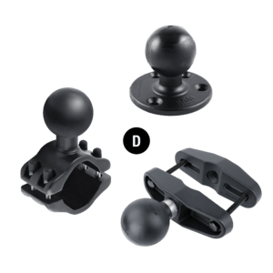 RAM Mounts Rail Clamp Ball Base for 2" - 2.5" Rails